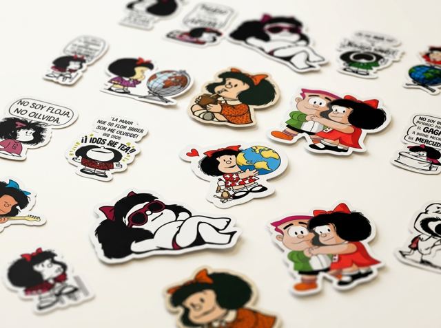 Pack digital del 100 Stickers 1 de Papelería de Sol